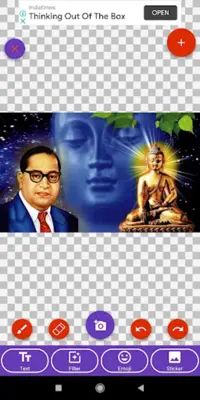 Ambedkar Jayanti Greetings, P android App screenshot 1